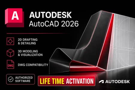 Autodesk AutoCAD 2026 | Lifetime Activation | Full Version for Window