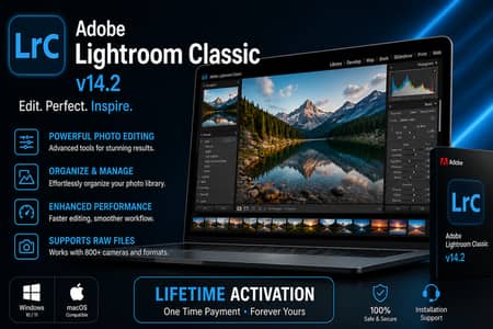 Adobe Lightroom Classic v14.2 | Windows Only | Lifetime Activation