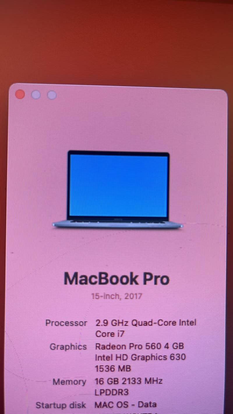 MacBook Pro 2017 0