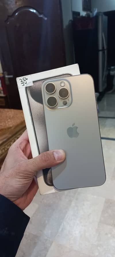 iphone 15 pro max jv natural with box
