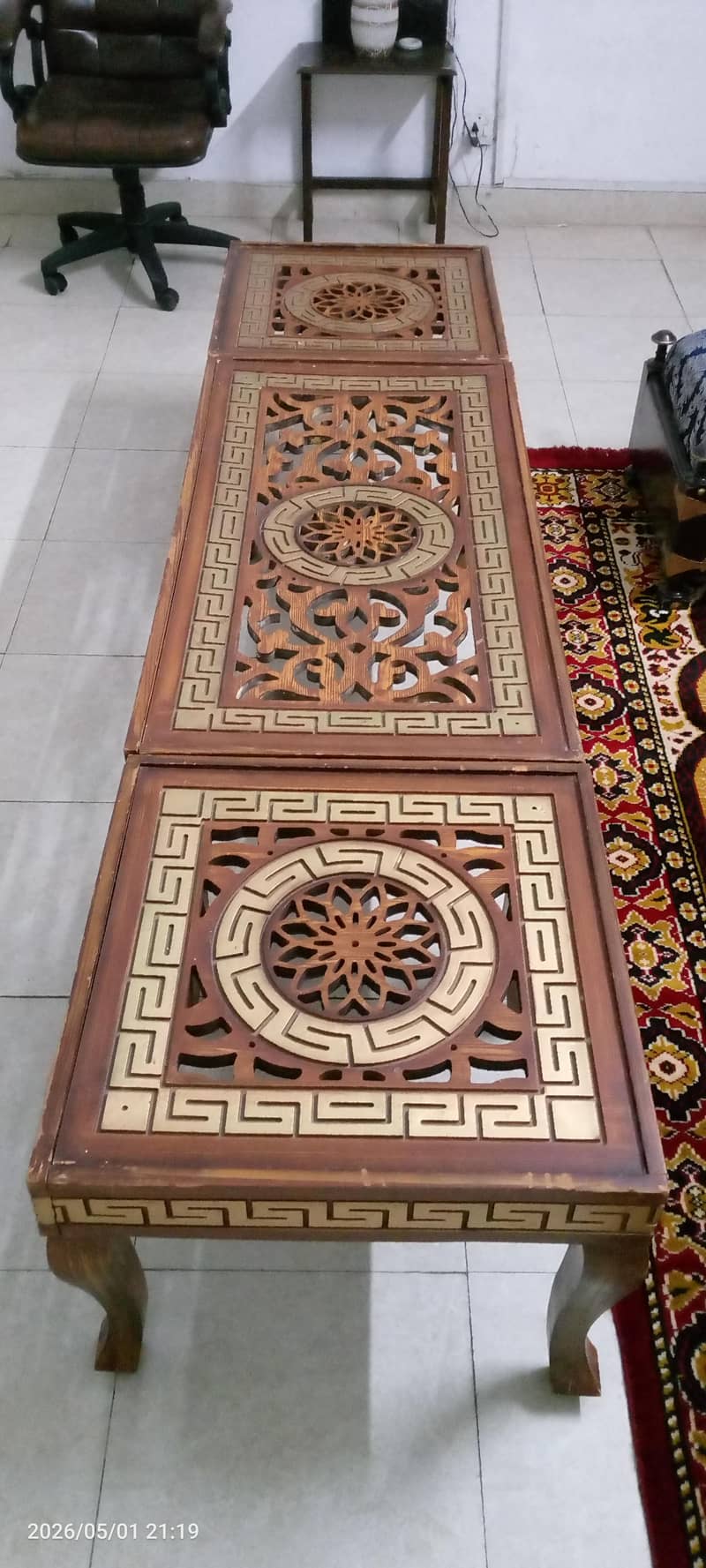 2 Piece Table Set (Center +  Side Table) – Stylish & Solid 0