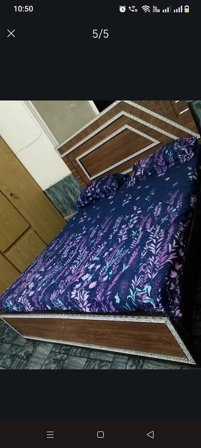 Wooden bed