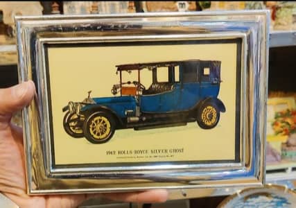Vintage Rolls Royce 1912 Silver Ghost Frame Photo