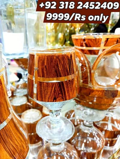 Wooden Texture 20Pcs Waterset