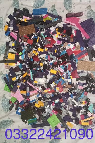 " M Umar " Chinese Lego 2. Kg Blocks Available With 5 Minifigures