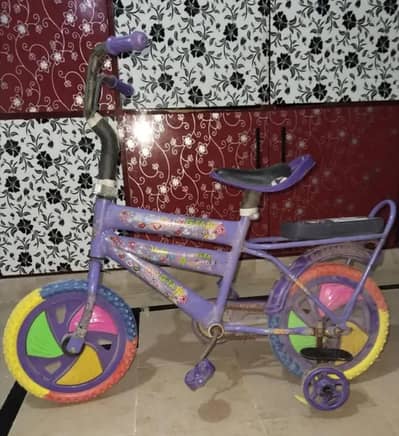 Kids Bicycle for Sale | Small Size | Training Wheels | Good Condition