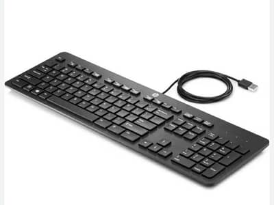 HP slim keyboard (wired) for laptop and computer