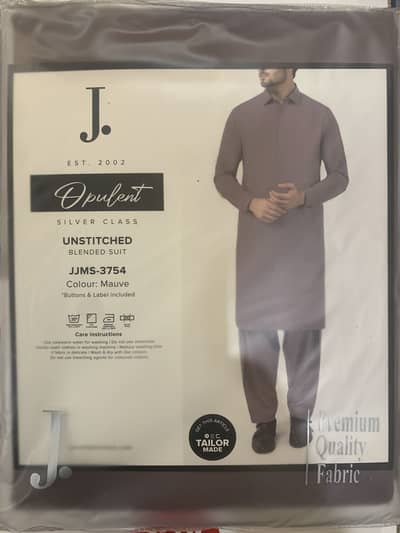 J. New suit for Sale unstitched