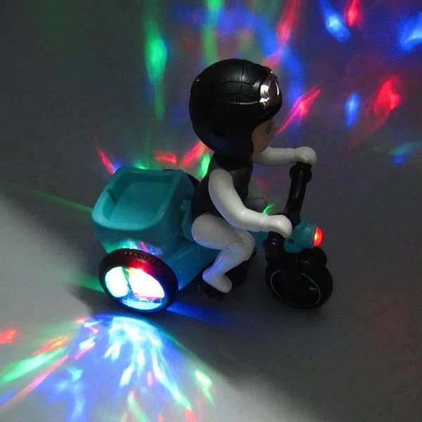 Electric Tricycle 360 ​​Degree Rotation Stunt Bike Music Light Children Baby Toy Gift Small Toy Car With Music and Sound