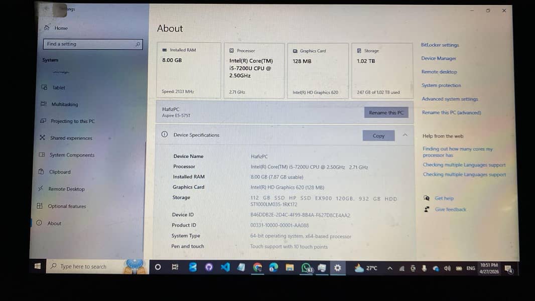 ACER E5-575 7