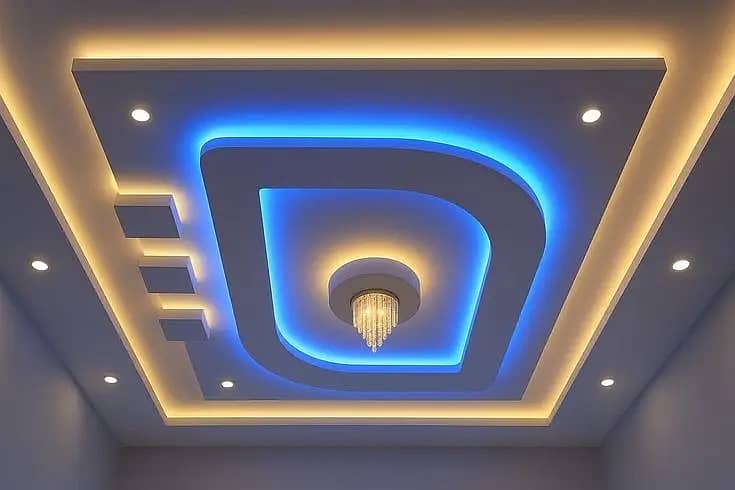 2x2 Ceiling/False ceiling/Gypsum ceiling/Fancy ceiling/Pop ceiling 0