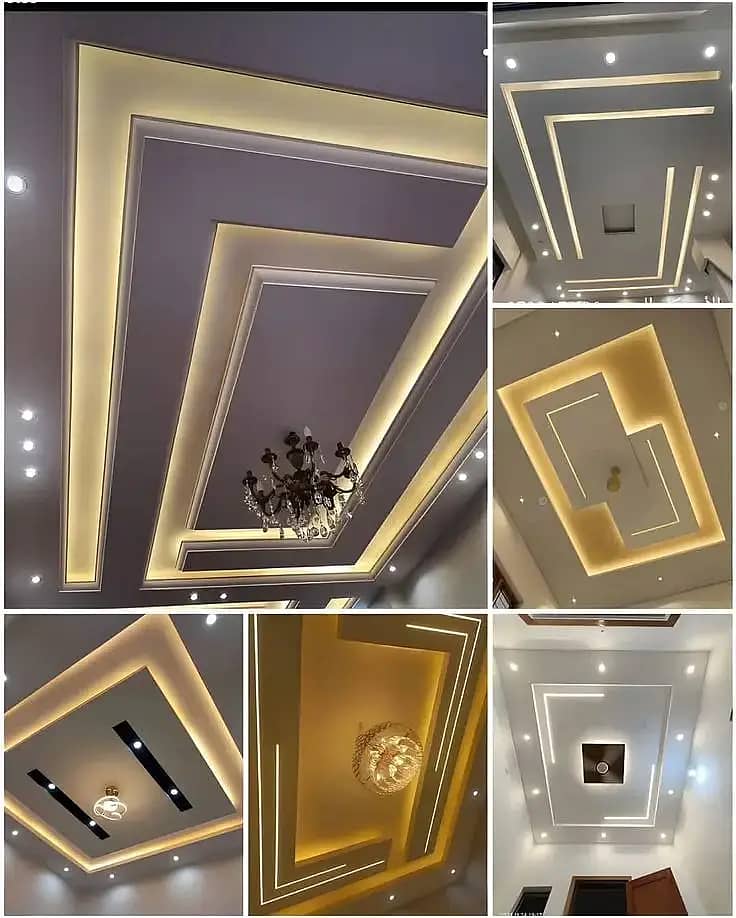 2x2 Ceiling/False ceiling/Gypsum ceiling/Fancy ceiling/Pop ceiling 7