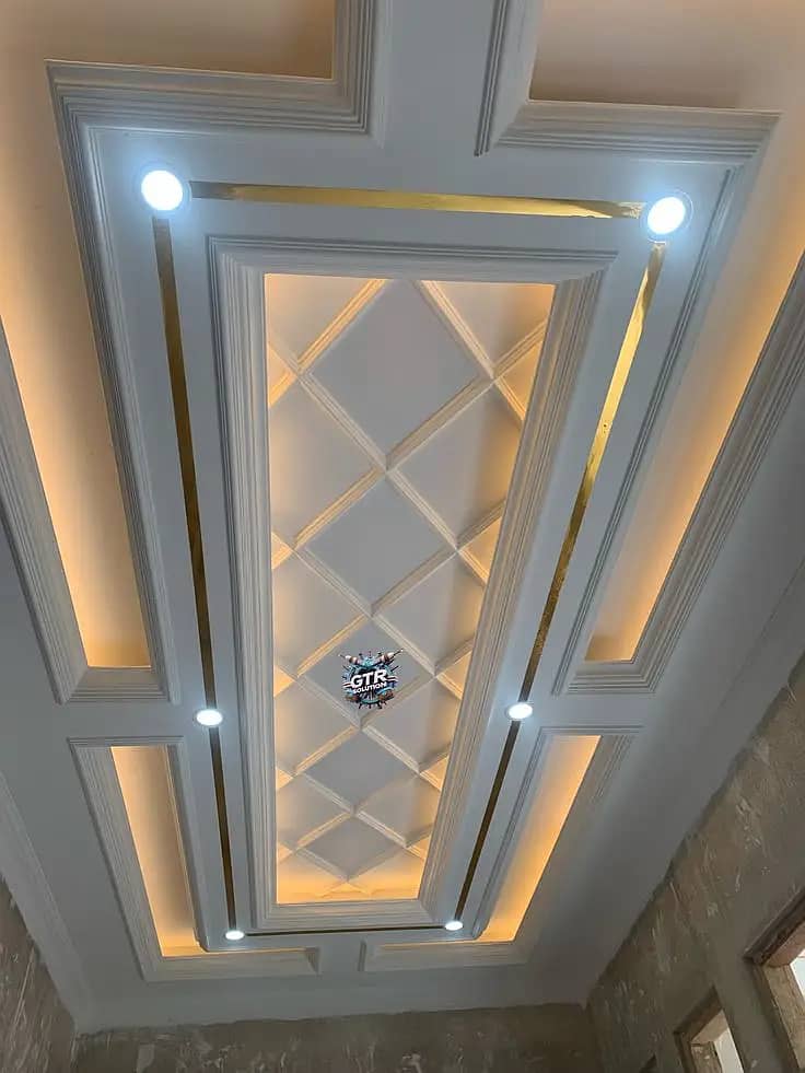 2x2 Ceiling/False ceiling/Gypsum ceiling/Fancy ceiling/Pop ceiling 11