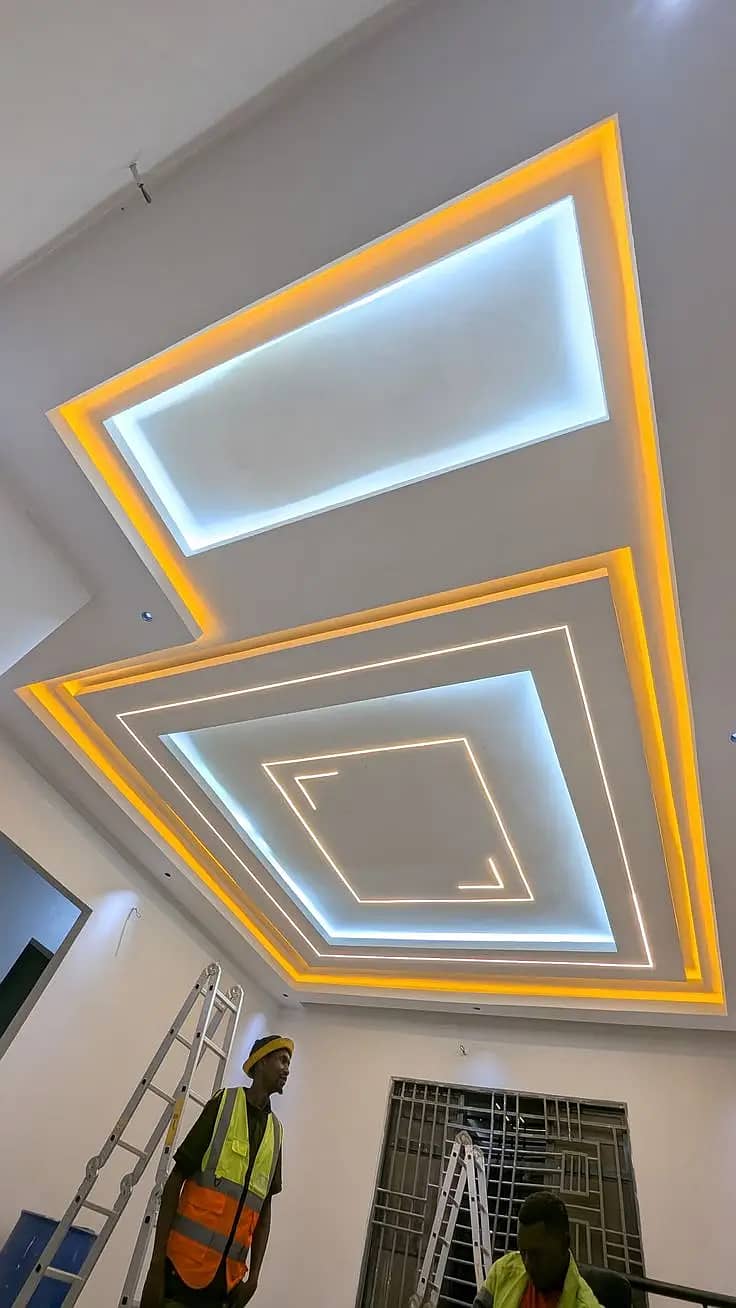 2x2 Ceiling/False ceiling/Gypsum ceiling/Fancy ceiling/Pop ceiling 12