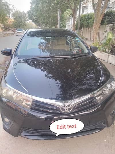 Toyota Corolla XLi VVTi 2015