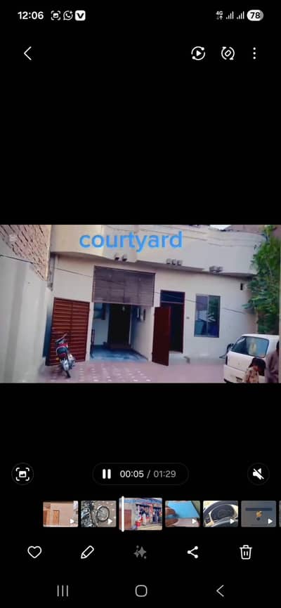 10 Marla house with 2 shops commercial