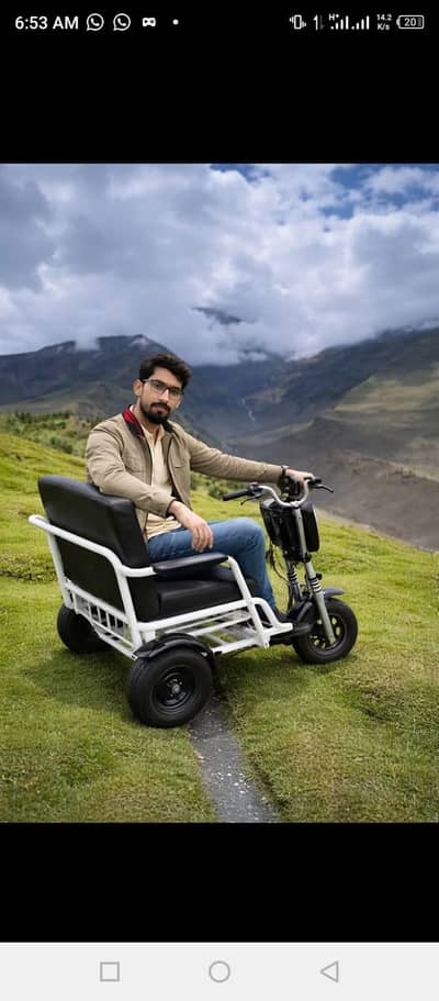 Disable 3 wheel electric socoty