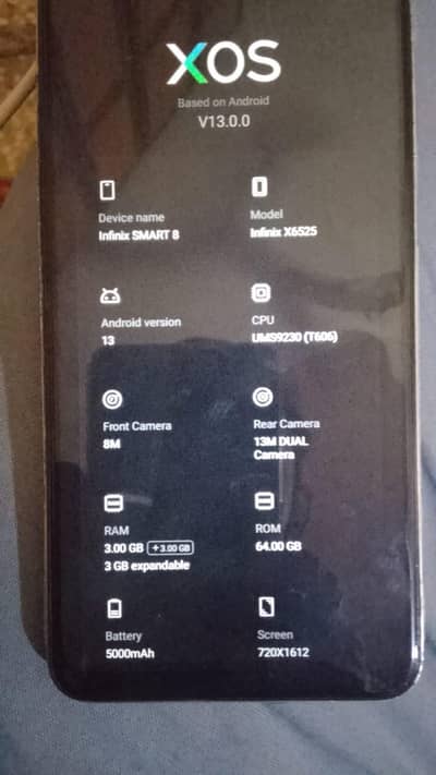 no open no repering with organal box and charger with cable.