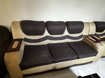 2 Sets of 6 seater sofa only slightly used