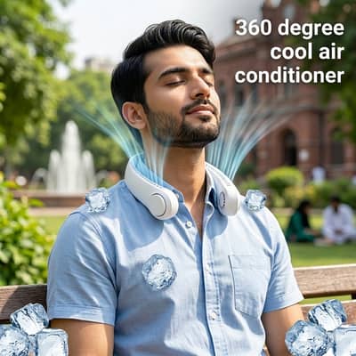 Portable Neck Hanging Fan