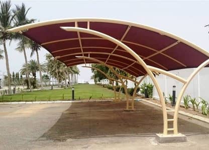 Car parking shades -Fiber sheds- Fiber shades sheet