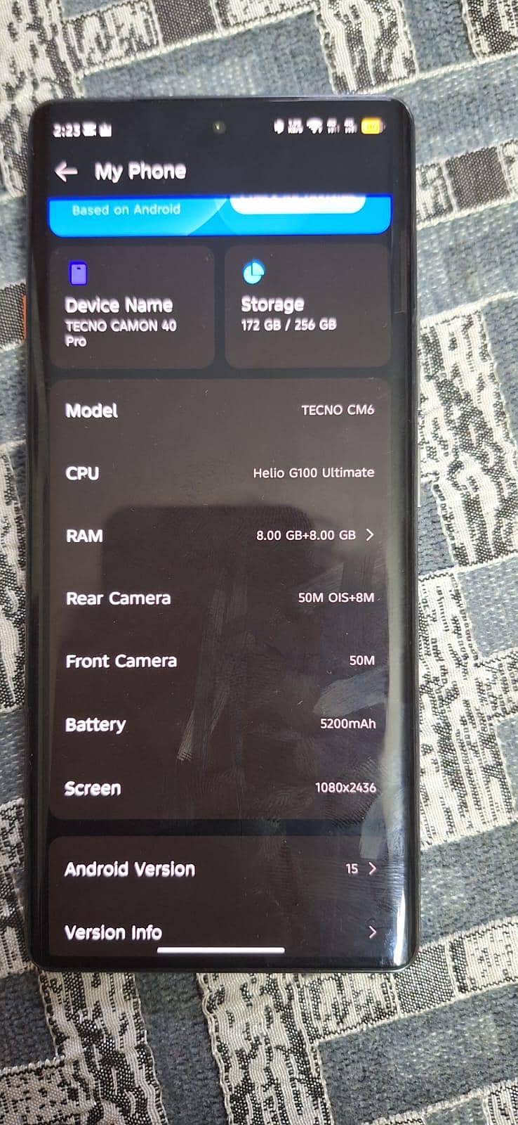 Tecno camon 40 pro 8/256 2