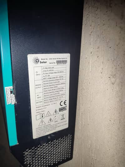 Infini Solar VII 5kw Hybird 4G