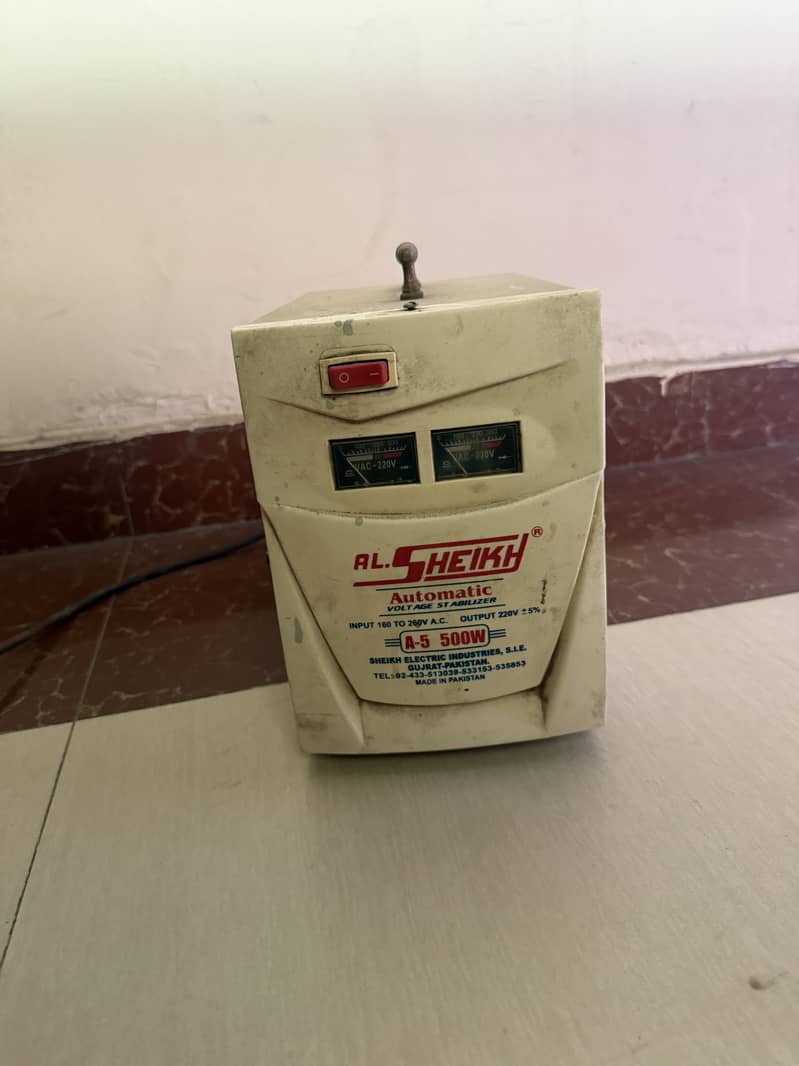 Stabilizer 500 watts 0