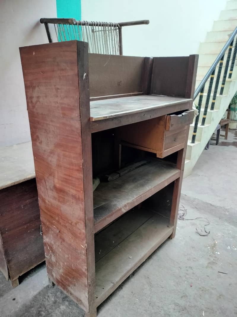 office Table + Rack 6