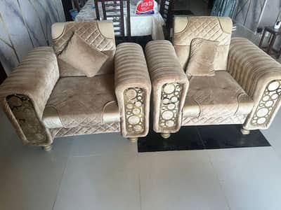 Almost new 5 seater sofa set