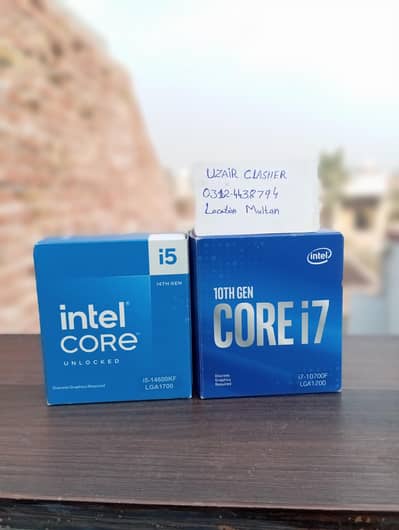 Intel New Processor Available i5-14600KF i7-10700F i7-12700F