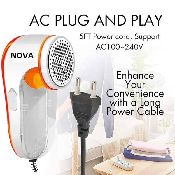 Electric Fabric Shaver LINT REMOVER & FUZZ TRIMMER For Stuff
