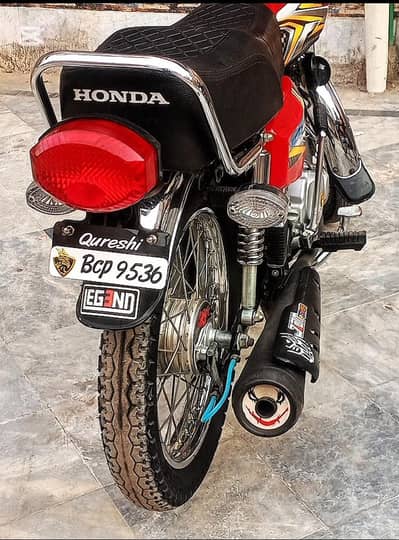 Honda 125 light Horan installed