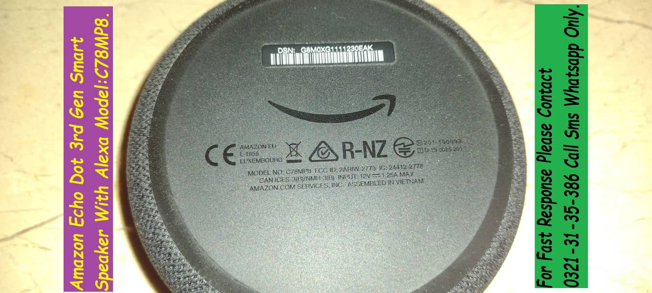 amazon echo dot 3rd gen 6
