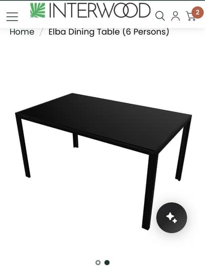 Dining Table - Elba (Interwood brand) with 6 chairs