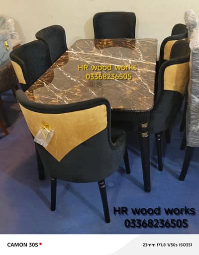 dining table set 6 seatar /dining set/4+6+8 seatar dining/manufactur