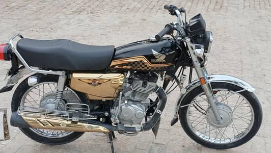Honda CG 125 2024 Gold Edition | Self Start | First Owner