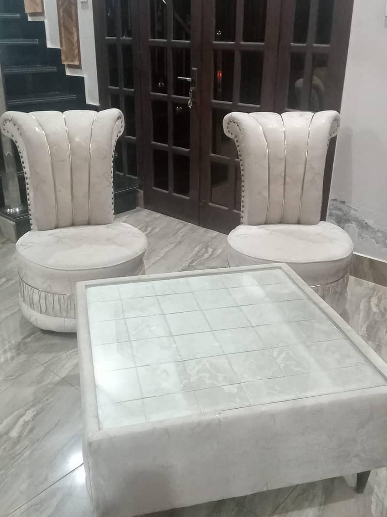Sofa chairs with table 1