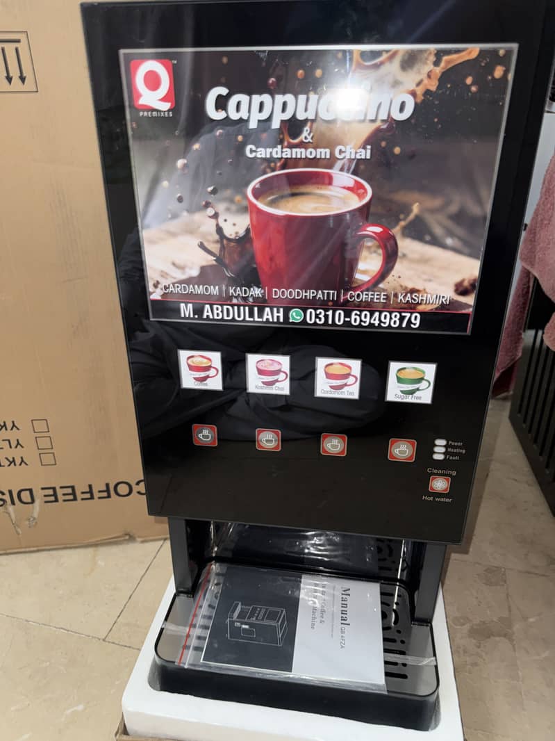 Distributor tea & coffee vending machine 0