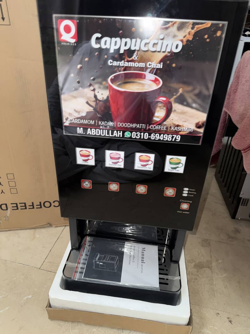 Distributor tea & coffee vending machine 1
