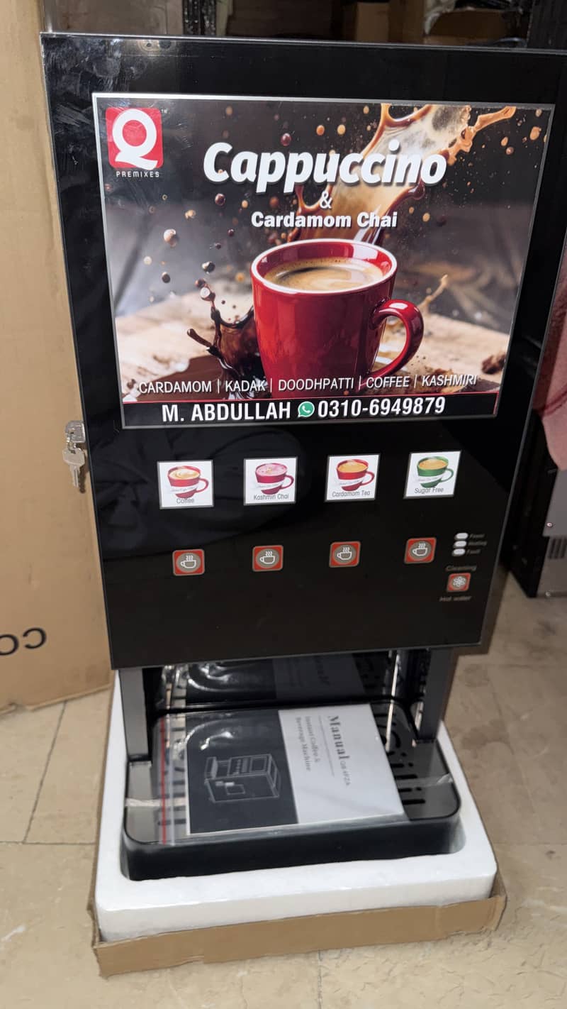 Distributor tea & coffee vending machine 2
