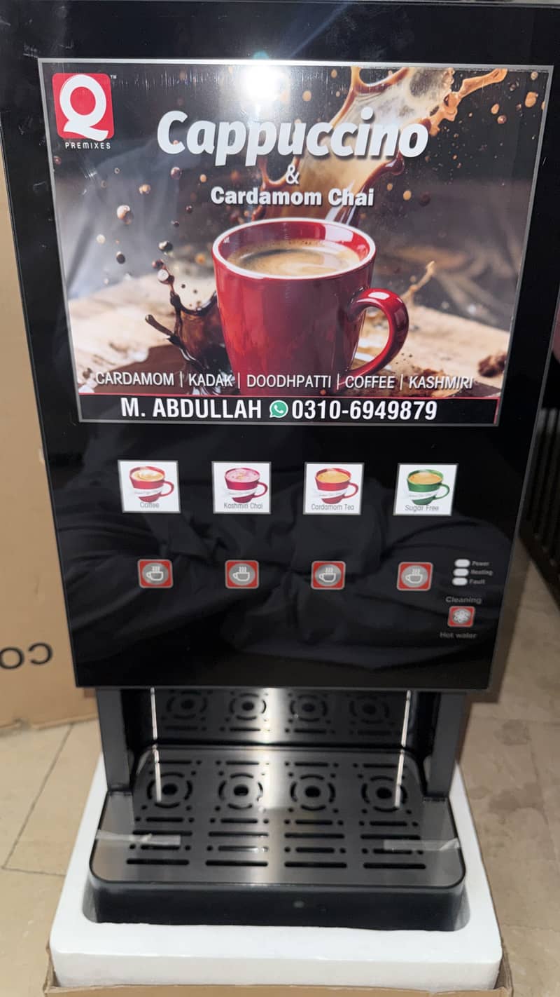 Distributor tea & coffee vending machine 4