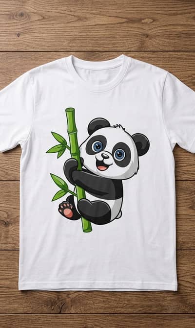 Cute Cartoon Print T-Shirt for Kids & Girls