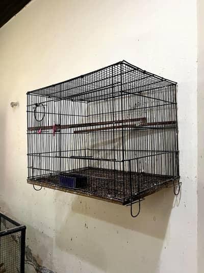 3 Different Bird Cages (Large, Breeding & Hanging