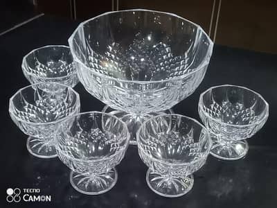 crystal bowl set