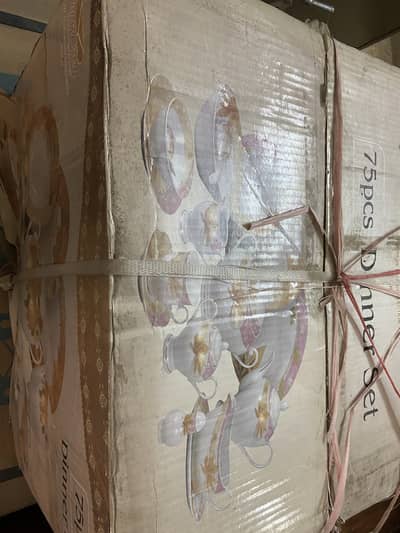 75 - PIECES DINNER SETS, ORIGINAL CHINA