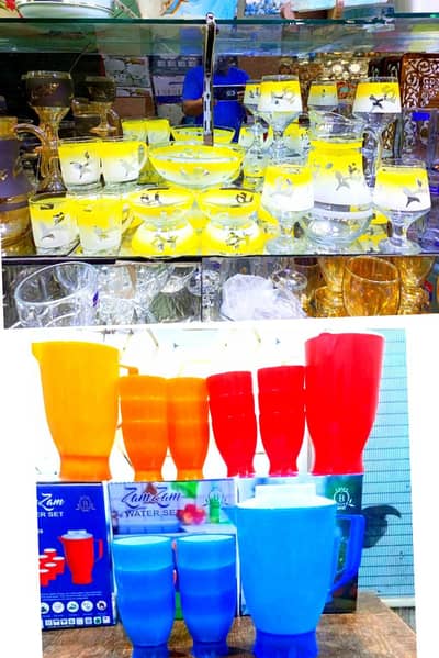 With any 20Pcs Waterset,7Pcs acrylic Waterset is free