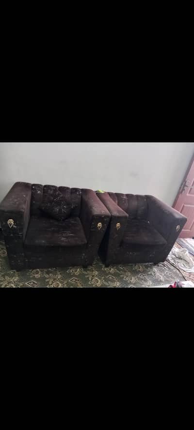 5 seater sofa set  Turkish fabric like new urgent sale