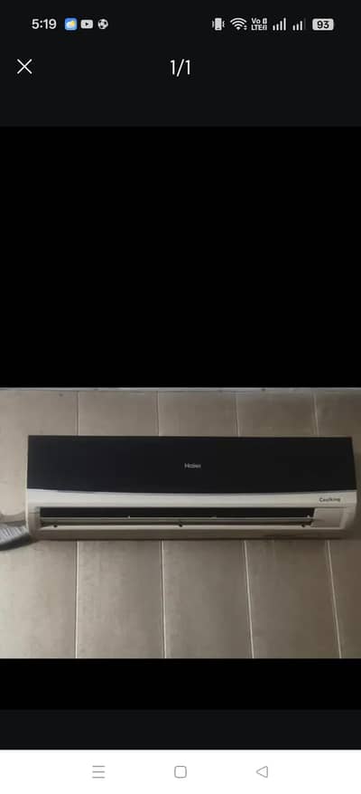 1.5 Haier no invertor bilkul saf use ni hva