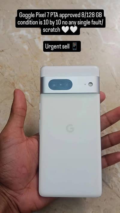 google pixel 7 PTA approved 8/128 10 by 10 condition 0318826599